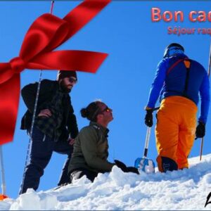 bon cadeau Stage survie hiver