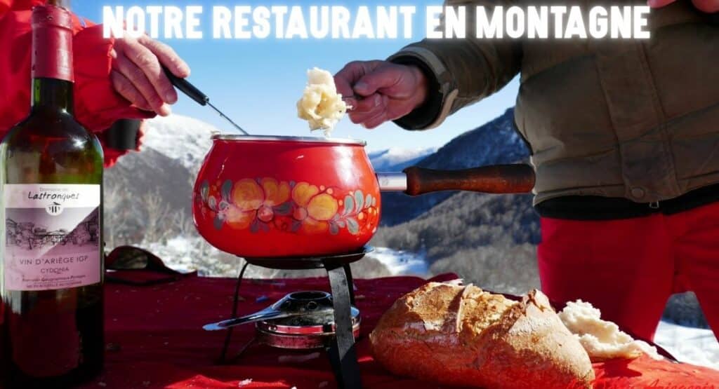 Le Restaurant en montagne du dahu Ariégeois en raquette