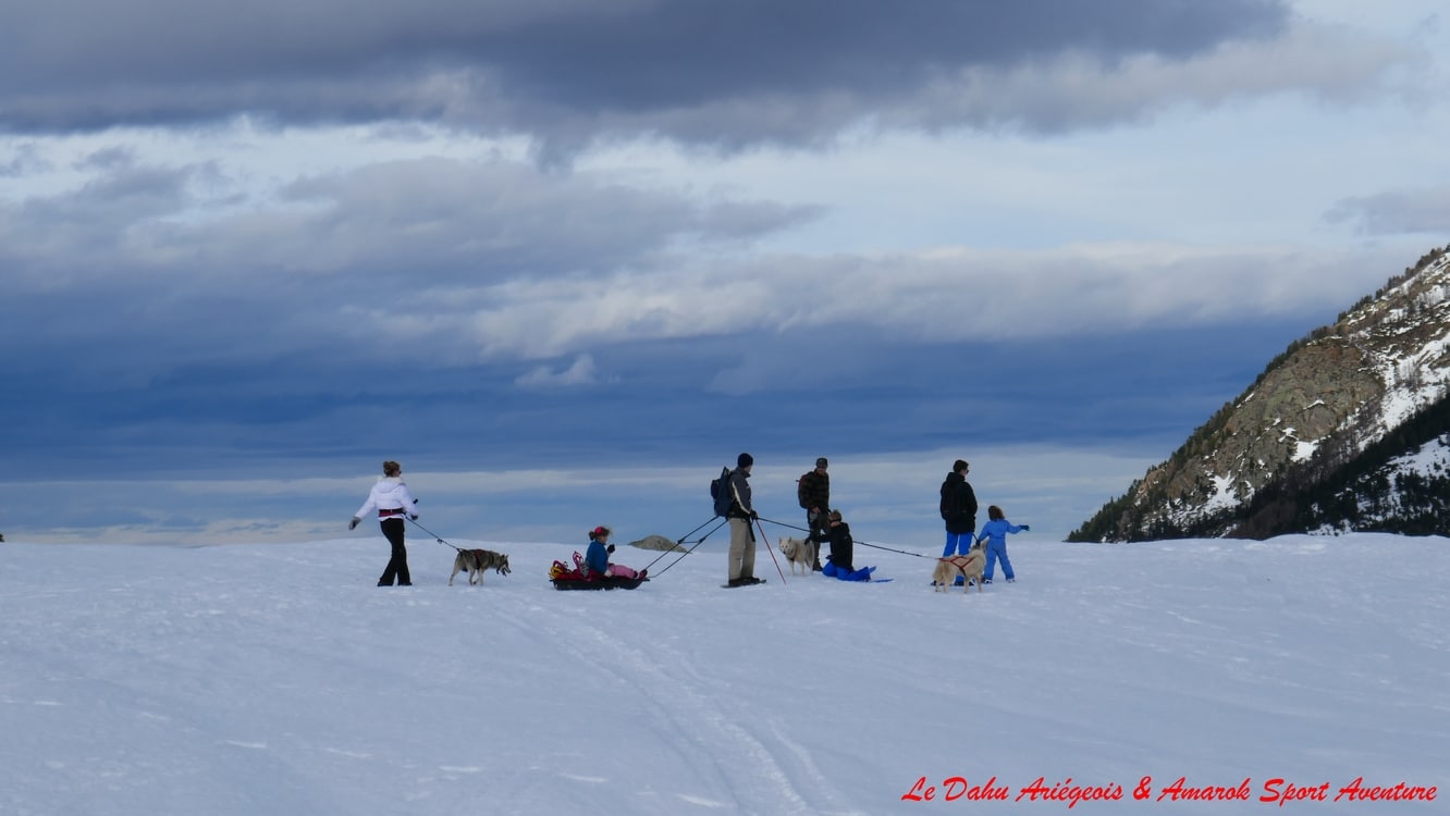 Sortie Pulka avec le Dahu Ariégeois