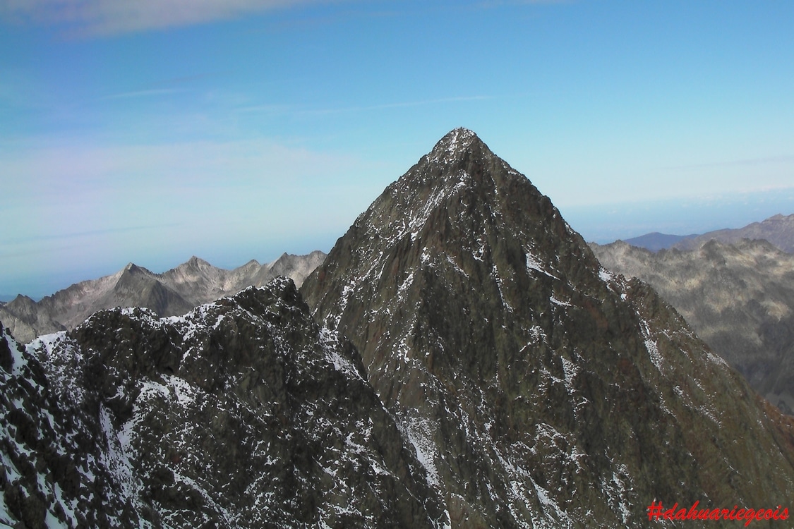 La pointe d'argent Massif Montcalm